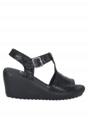 Sandalia Mujer D039 16 Hrs negro