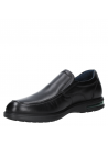 Elegante zapato negro para hombre, ligero y con protección extra.