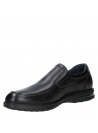 Elegante zapato negro para hombre, ligero y con protección extra.