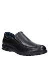 Zapato negro de cuero para hombre, estilo casual, con tecnología AIRFLOW.