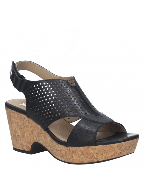 Sandalia Mujer D021 16 Hrs negro