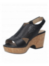 Sandalia Mujer D021 16 Hrs negro