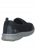 zapatilla azul de malla para hombre, taco plano de 4 cm, perfecta para un look urbano.